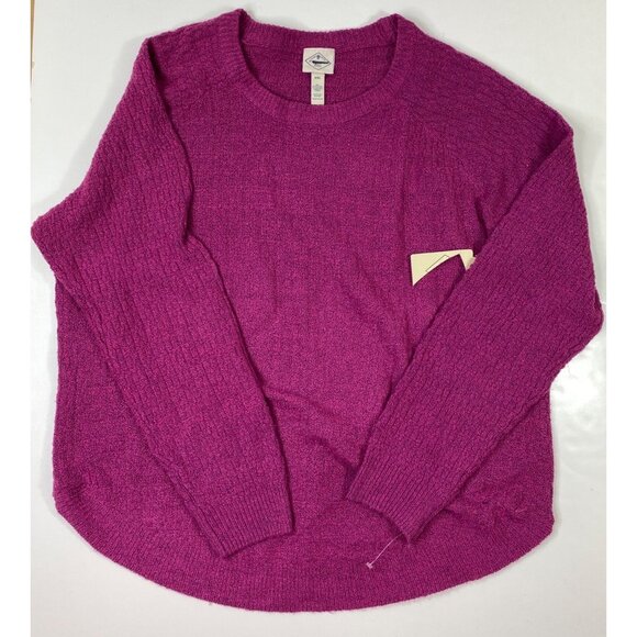 St. Johns Bay Womens Knit Crew Neck Long Sleeve Ribbed Cuffs & Hem Size XXL - Picture 1 of 4